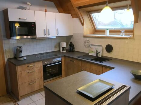 die komplett neue Küche