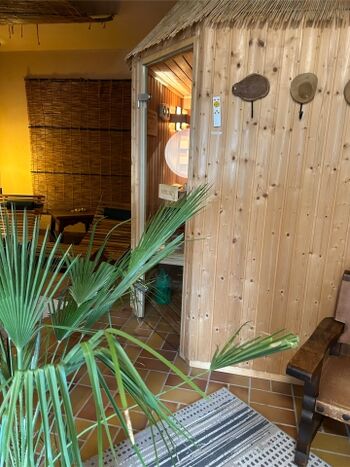 Sauna im Erdgeschoß