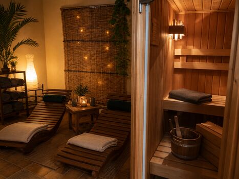 Sauna mit Ruheraum