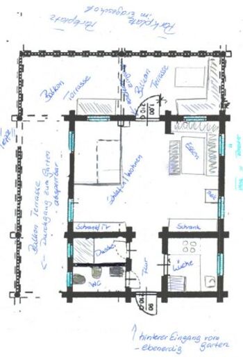 Grundriss Raumaufteilung