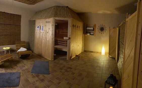 Sauna im Erdgeschoss