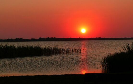 Badestelle neben Hafen