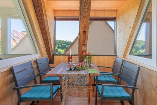 Apartment im Ferienhaus zum historischen Spital Loggia