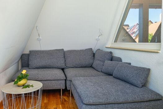 Apartment im Ferienhaus zum historischen Spital Sofa