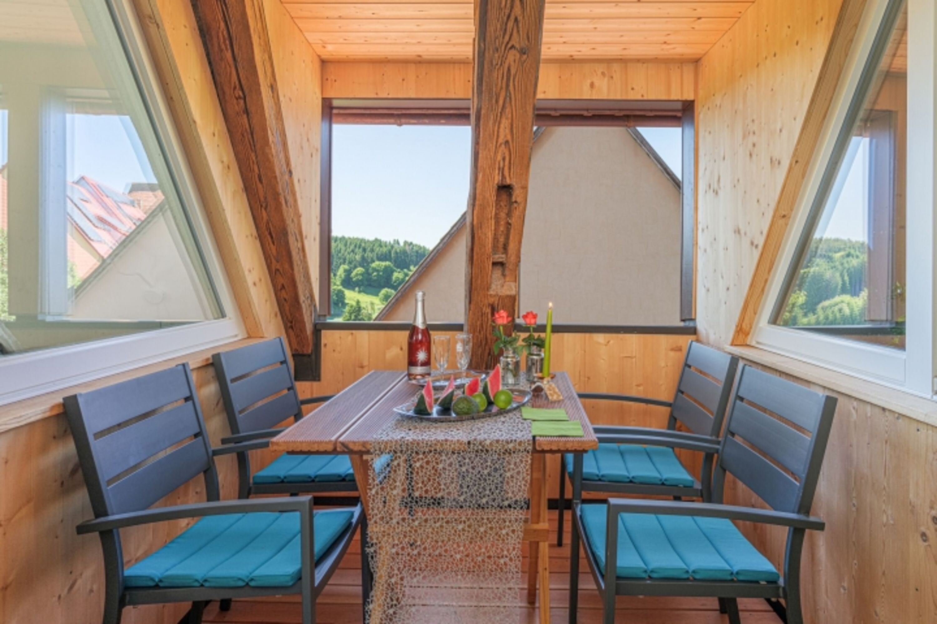 Apartment im Ferienhaus zum historischen Spital Loggia