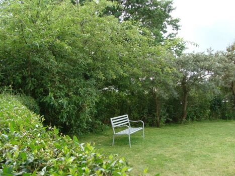 Blick auf das  Grundstück