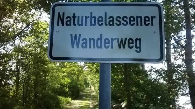 ...startet ca. 100m vom Haus