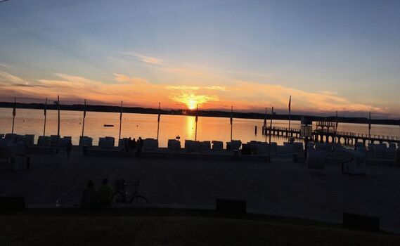 Sonnenuntergang an der Förde