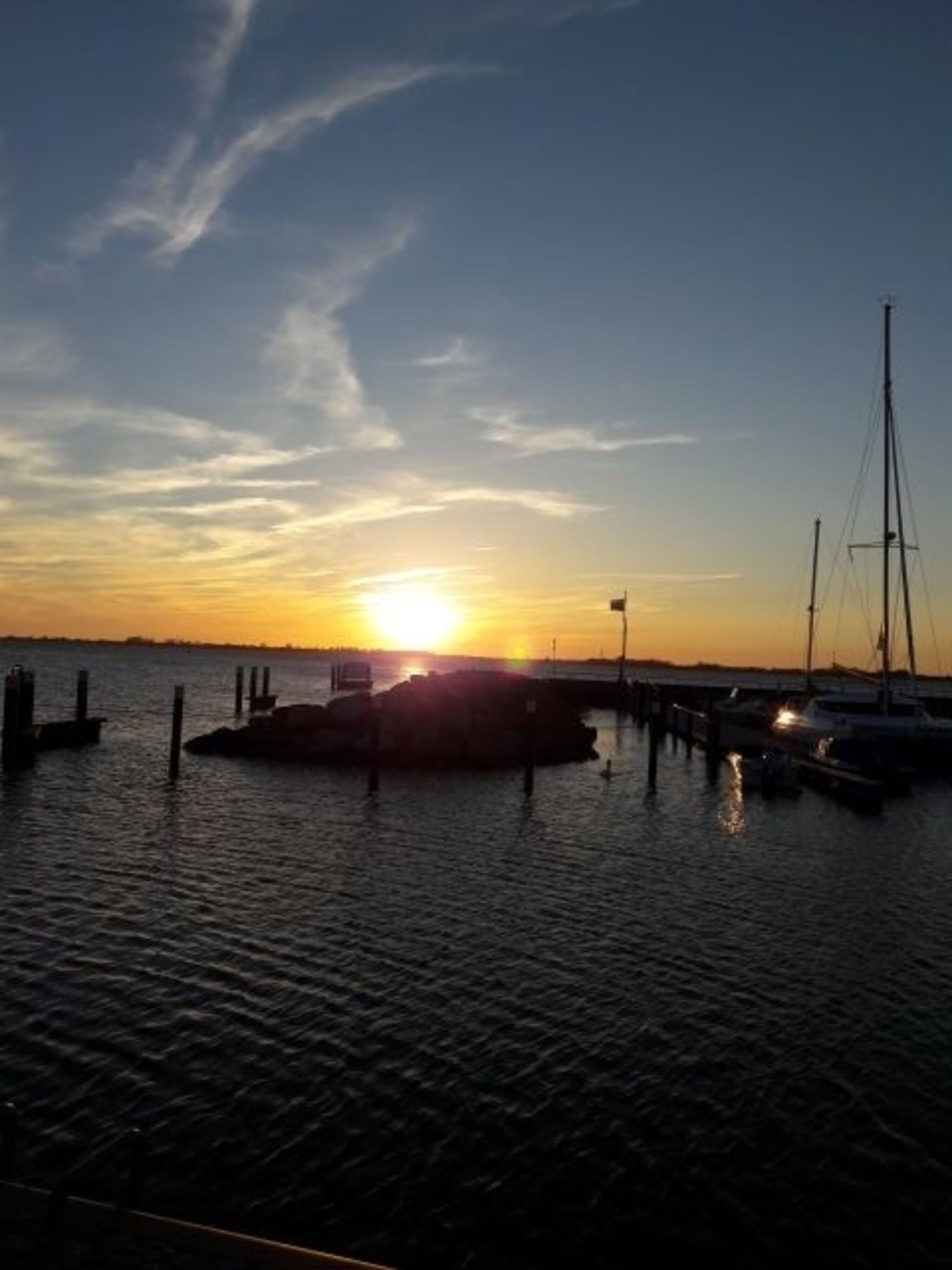Sonnenuntergang in Wiek