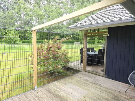 das Katzenfreigehege