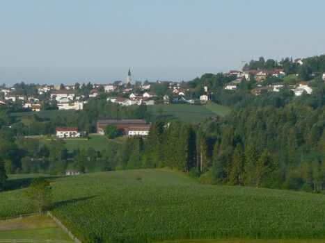 Blick nach Hauzenberg