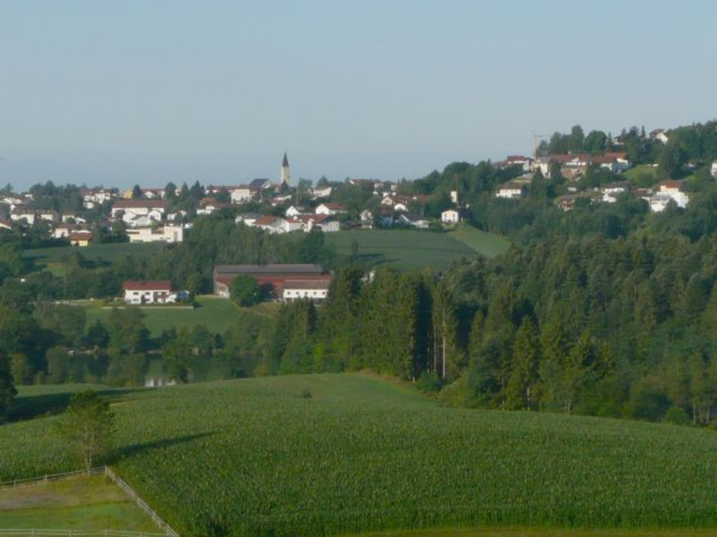 Blick nach Hauzenberg