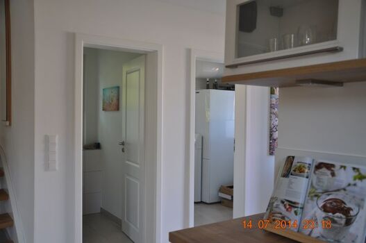 Gäste-WC und Abstellraum