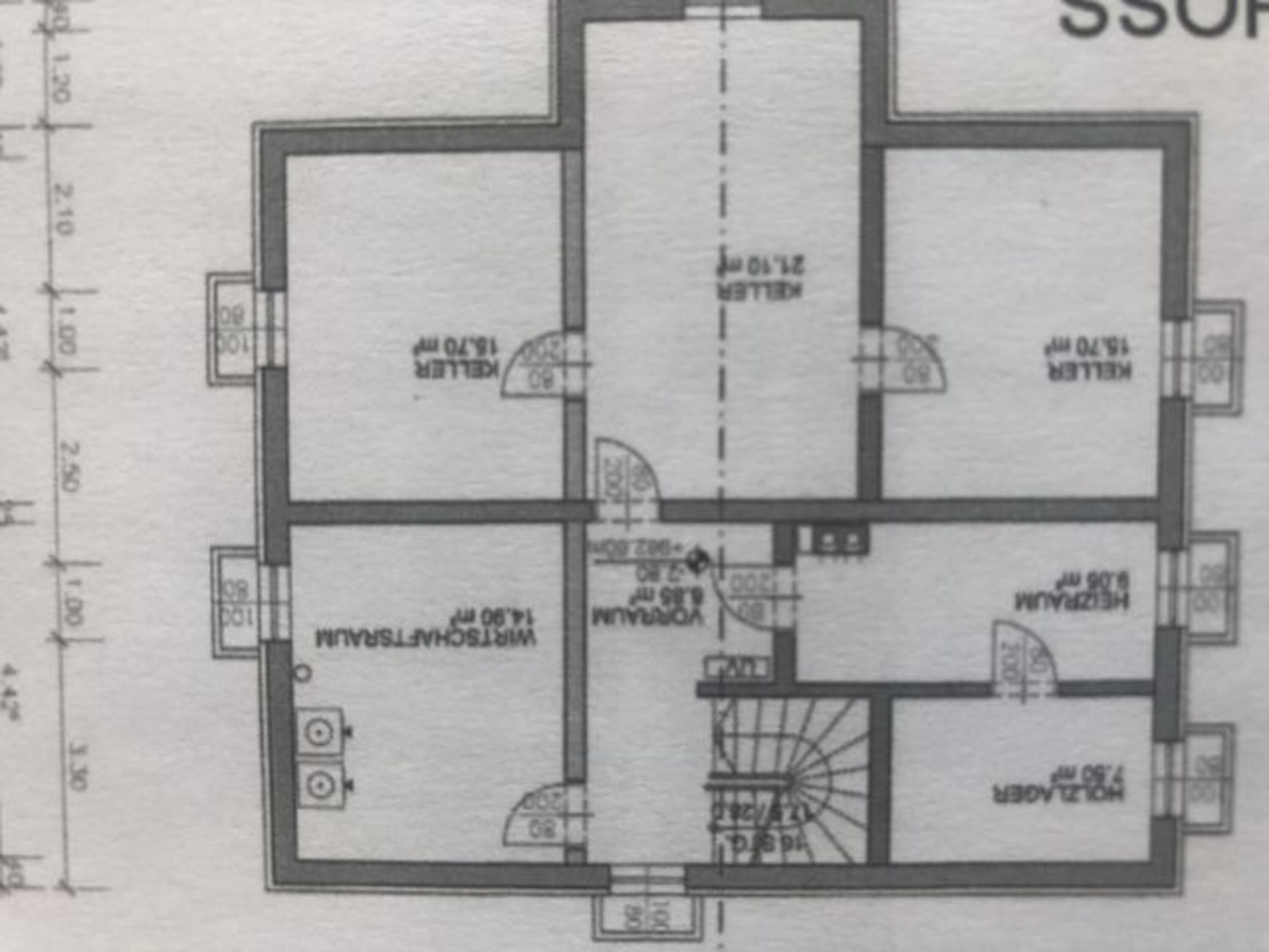Grundriss Keller