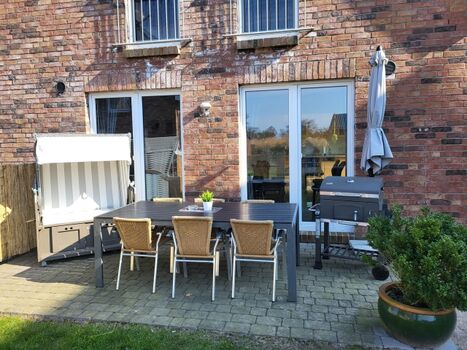 Terrassenansicht Ferienhaus Paul