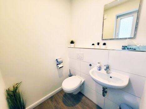 Gäste-WC im Erdgeschoss