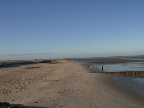 5kmn Strandabschnitt gibt es nur in Hooksiel 