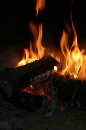 Den Abend genießen mit Kamin 