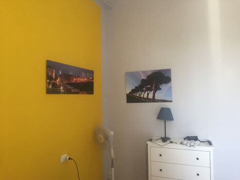 Schlafzimmer mit 2 Einzelbetten