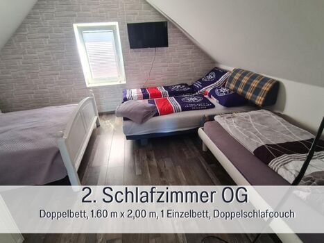 2. Schlafzimmer im Obergeschoss 
