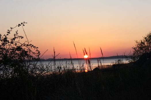 Sonnenuntergang am Peenestrom