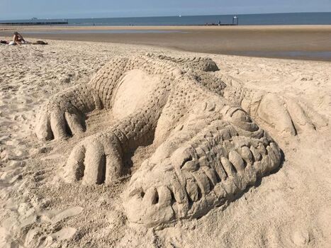 Kunst am Strand