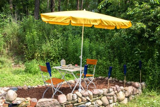 Sitzplatz im Grünen 