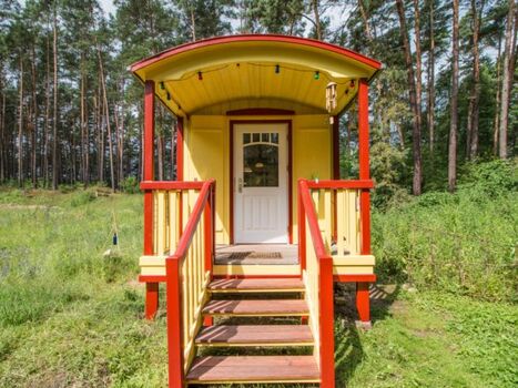 Ein kleiner Balkon zum Sitzen