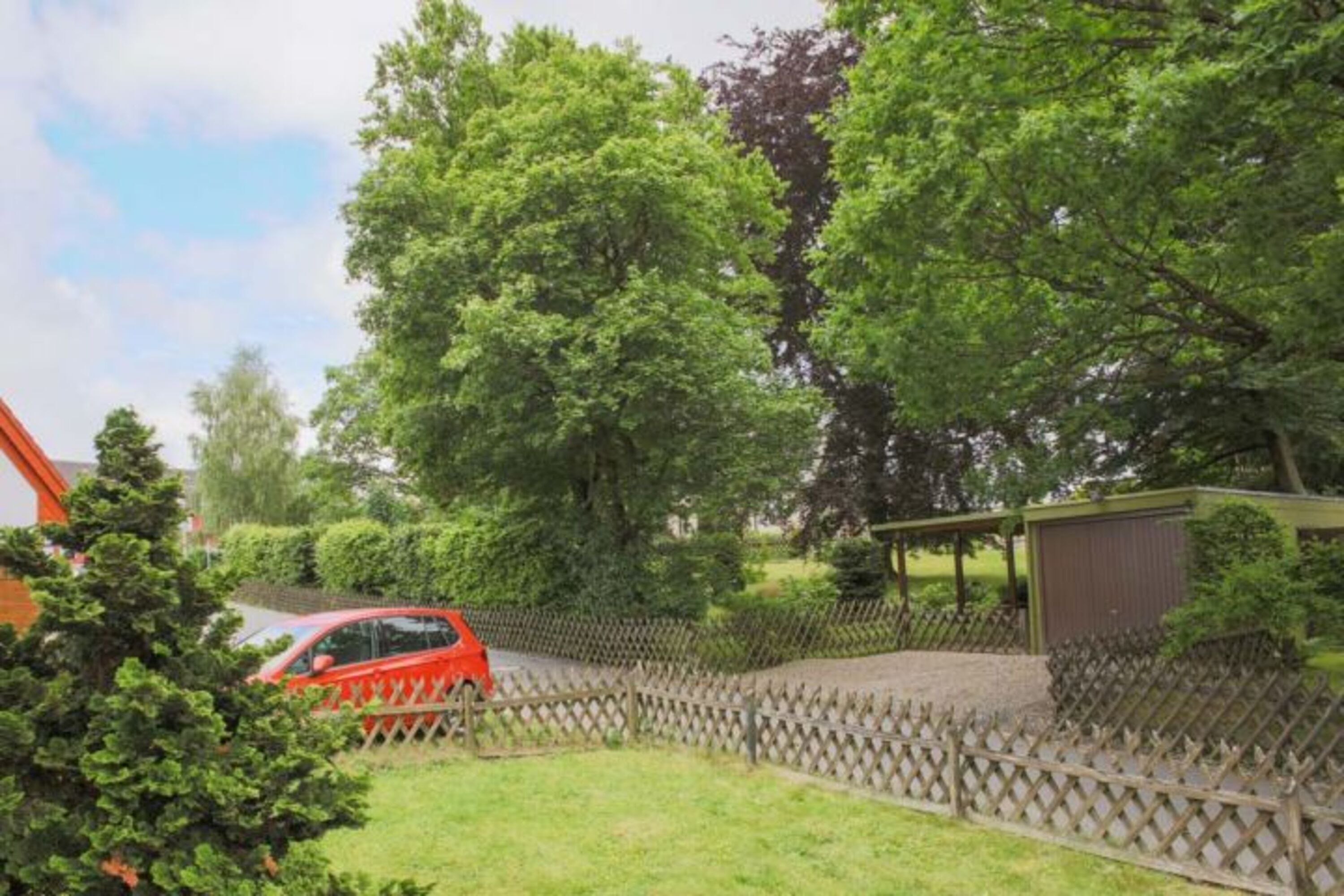 Blick auf die Straße (Sackgasse)