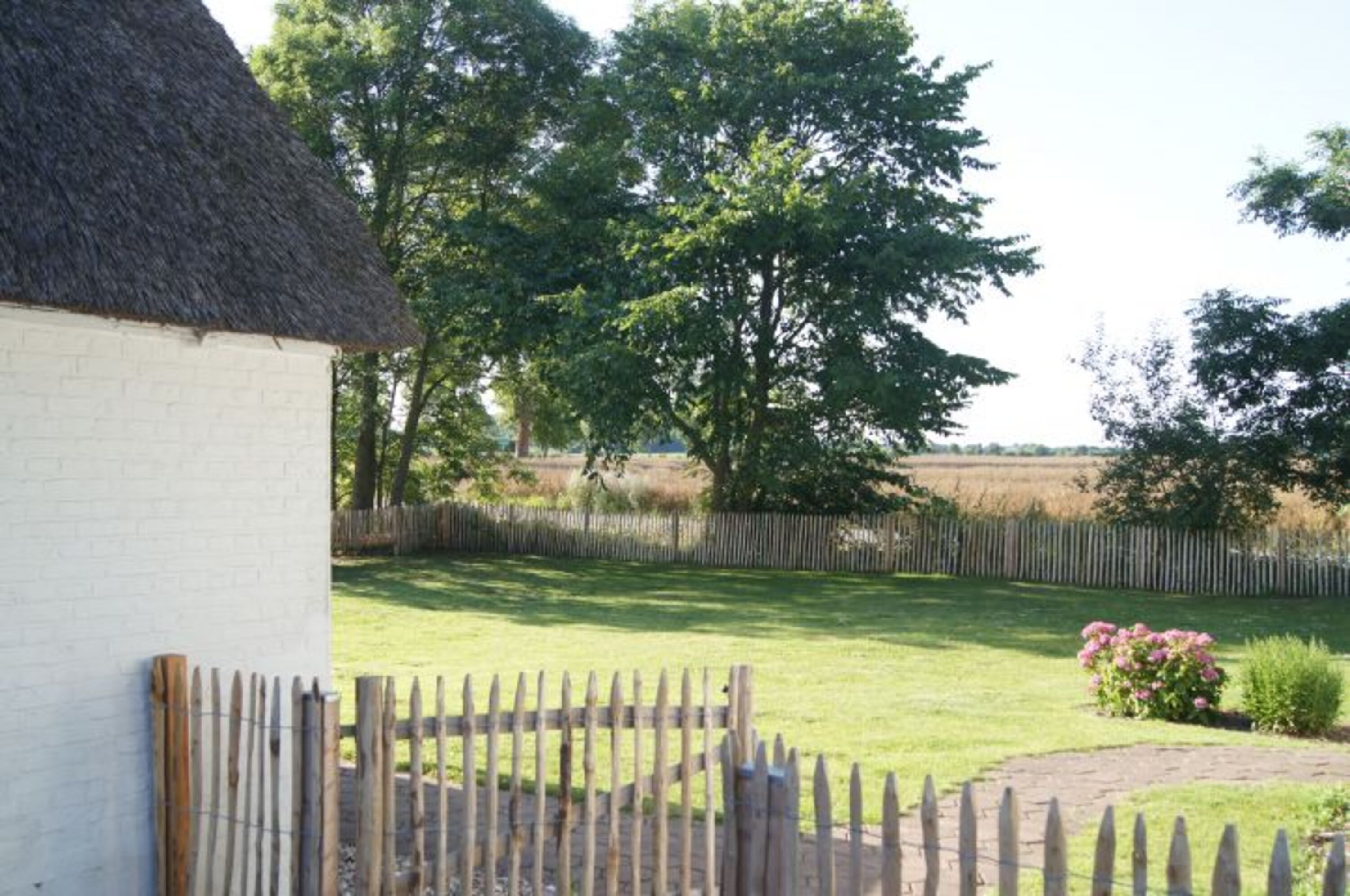 Eingezäunter Garten