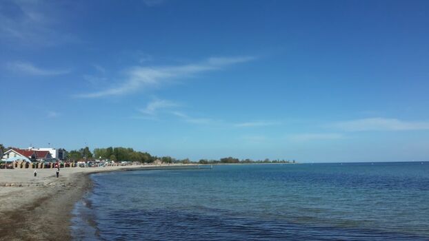 der Sandstrand von Kellenhusen nur 800m entfernt