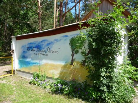 Eingangang Hofauffahrt mit Wandbild