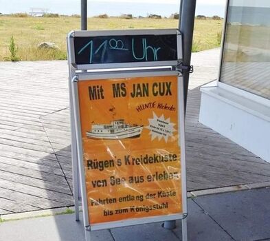 Ausflugsschiffe ab Sassnitz zu den Kreidefelsen