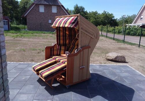 Entspannen im Strandkorb