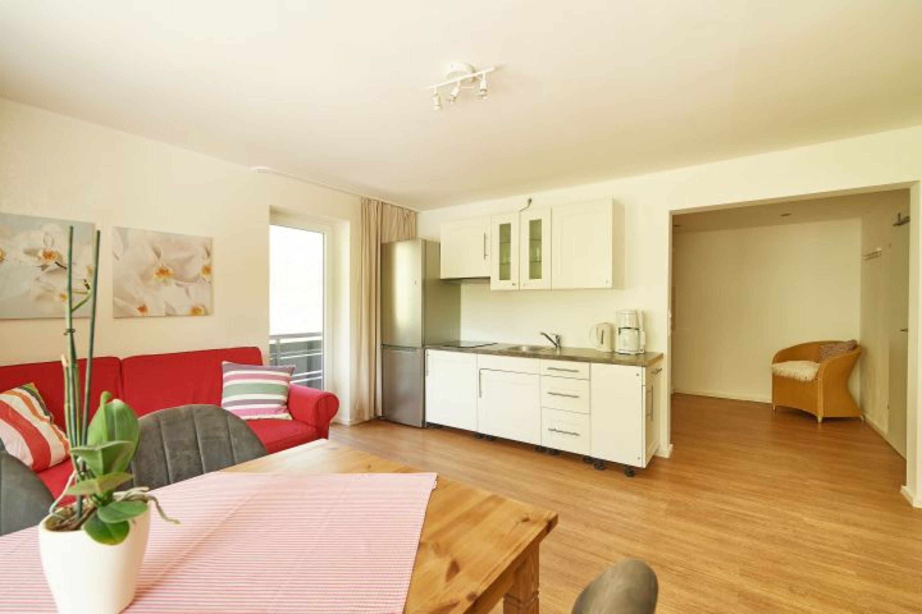 Wohnraum der Ferienwohnung Laika