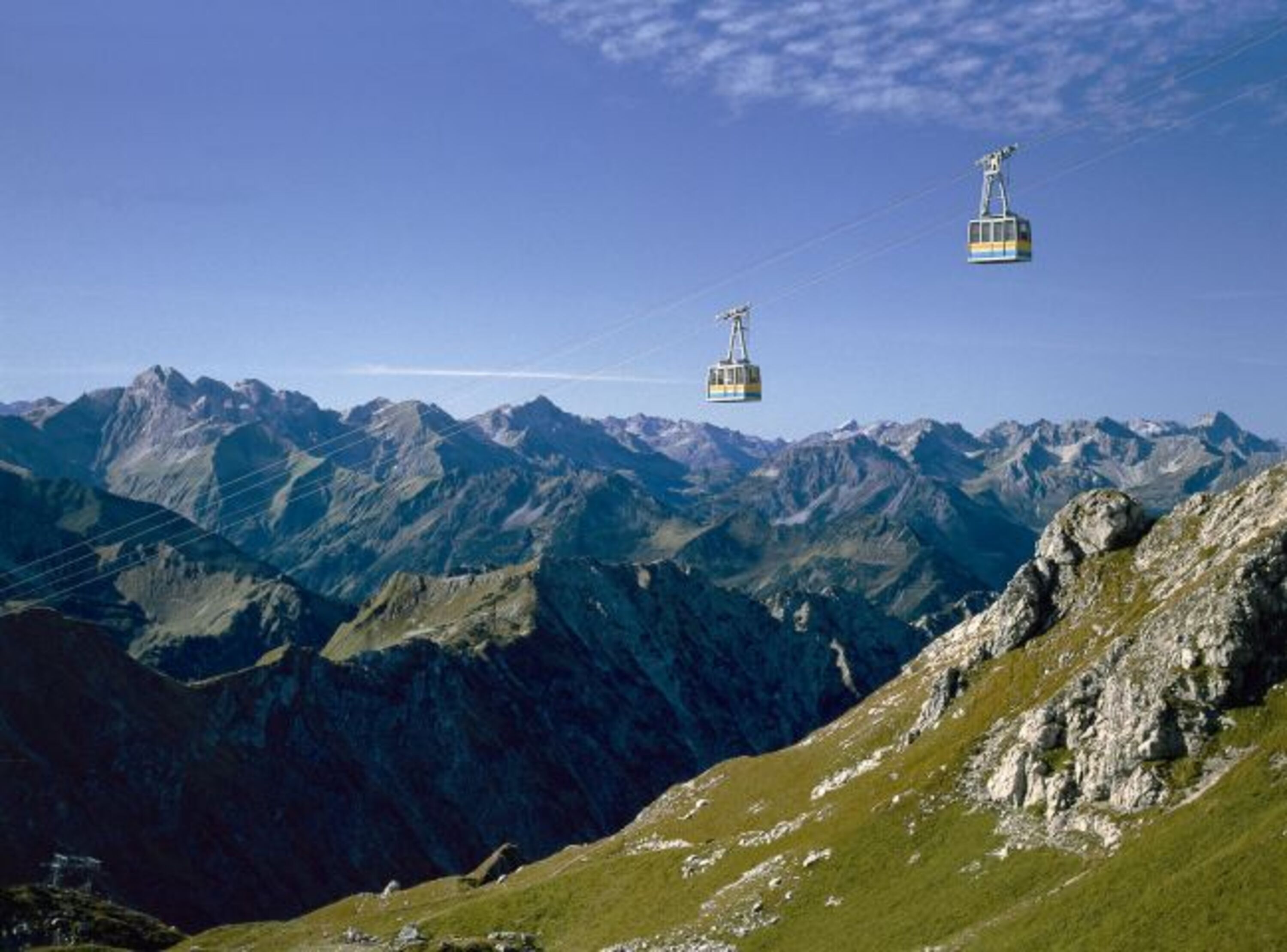 mit der Bergbahn kostenlos auf das Nebelhorn