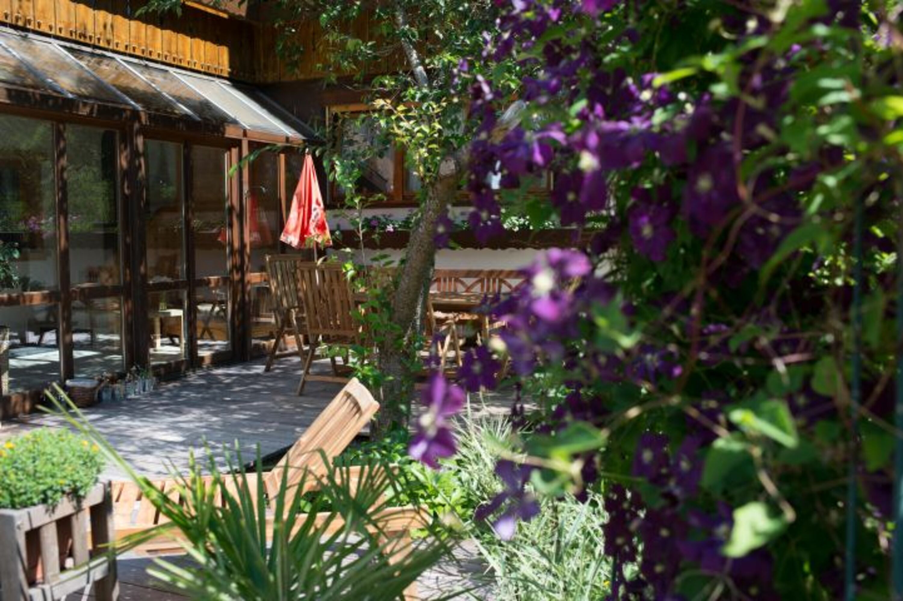 erholsame Stunden auf der Terrasse