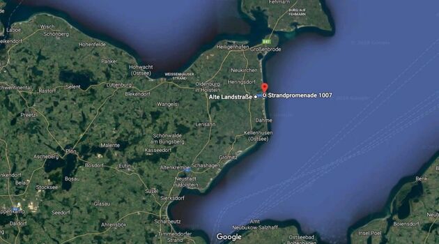 Lage an der Lübecker Bucht