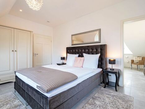 eines der drei Schlafzimmer