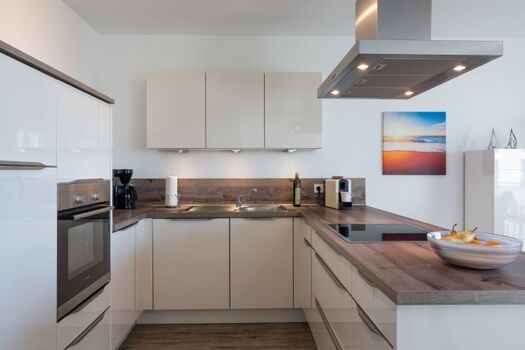 offene Hochglanzküche