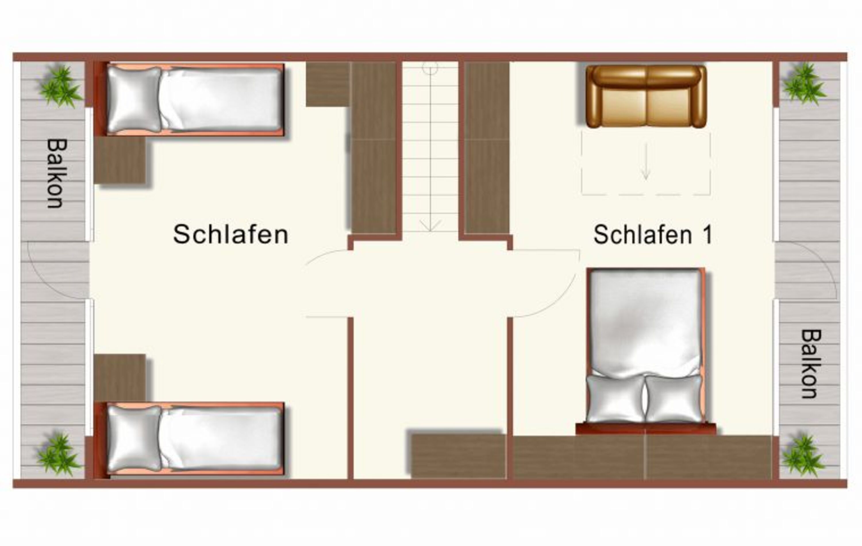 Grundriss Obergeschoss