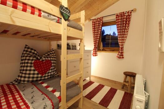 Zimmer "Waldblick" mit Stockbett