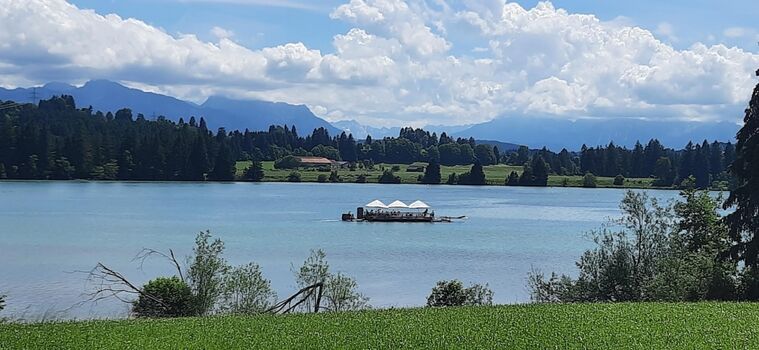 Floßfahrt auf dem Lechsee - eines der vielen Highlights!