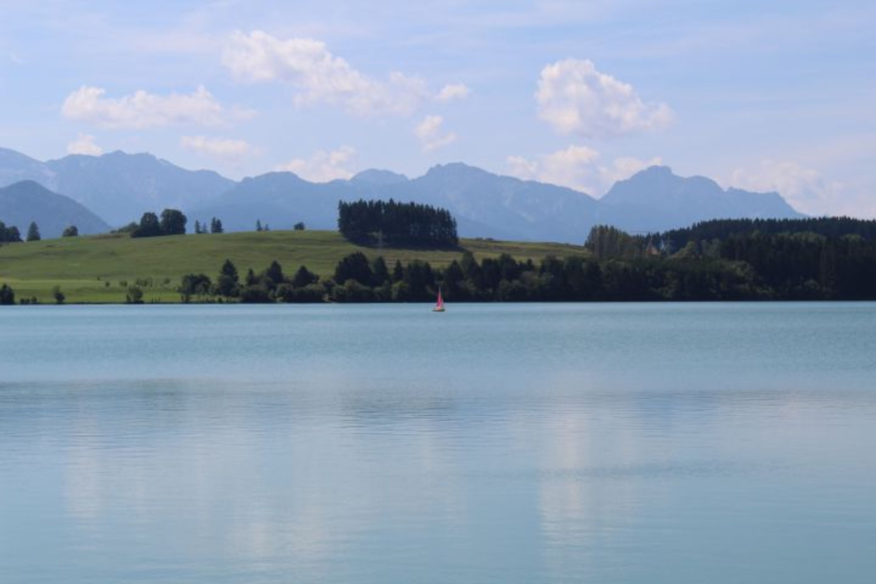 Segeln und Bootfahren auf dem Lechsee direkt vor Ihrer Haustür
