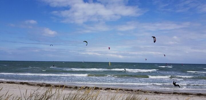 Kytesurfer am Nordstrand