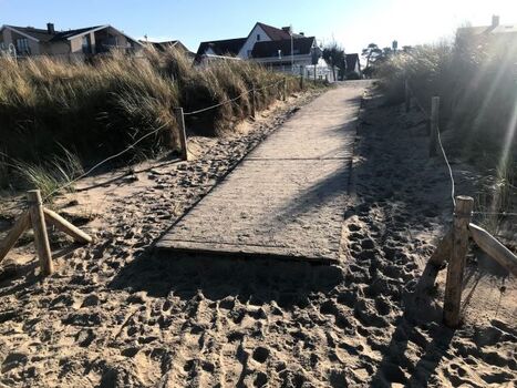 Strandzugang in Glowe