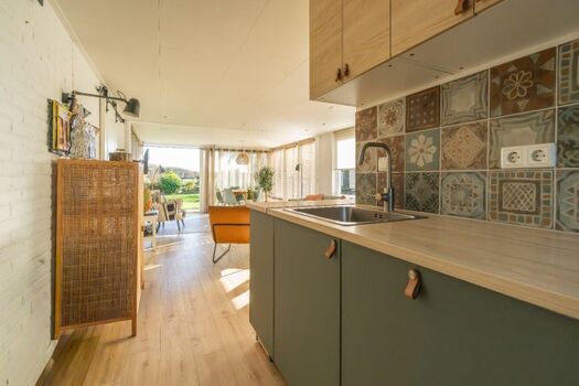 Die offene Küche mit allem Komfort