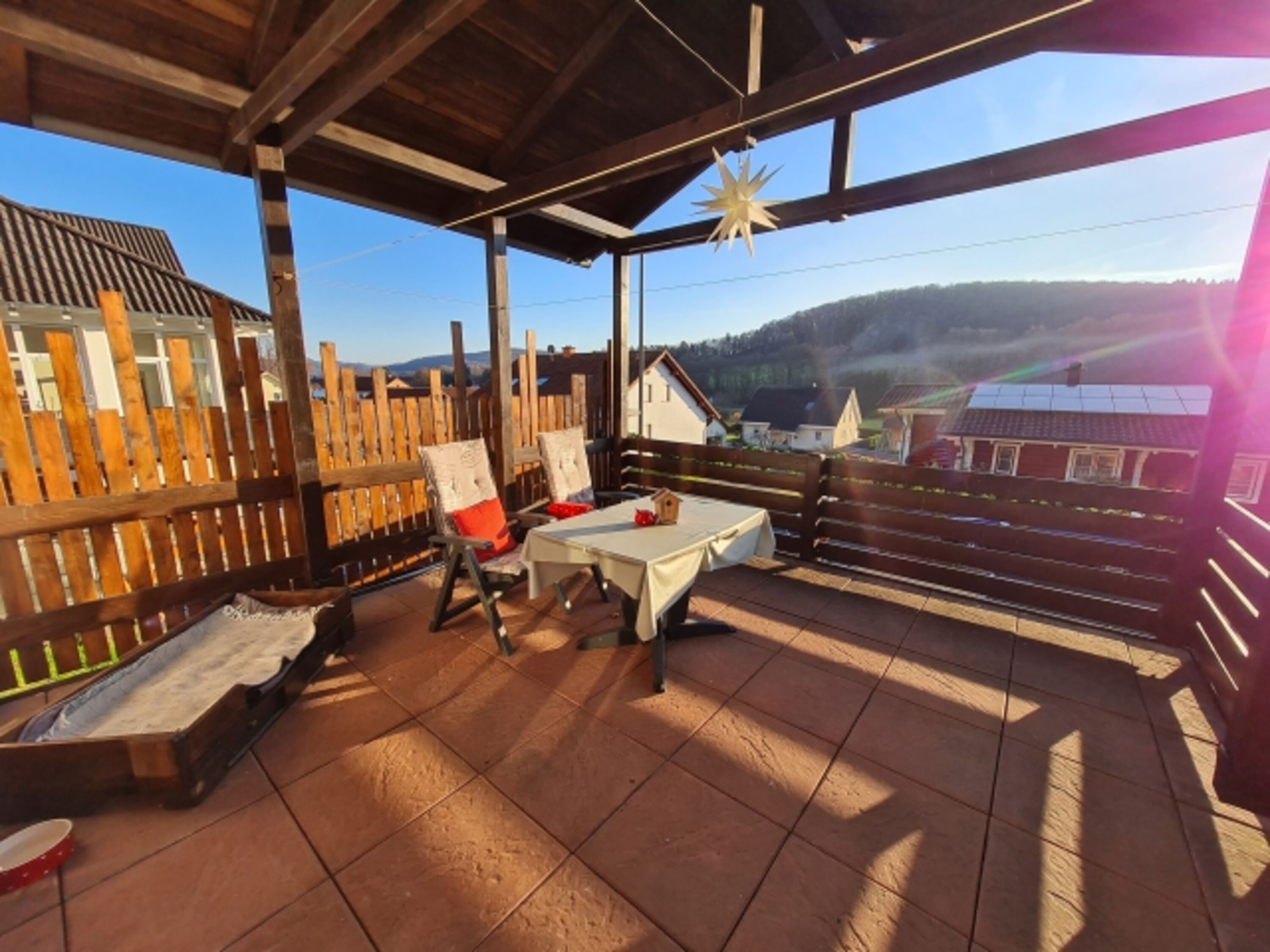 Überdachte Terrasse