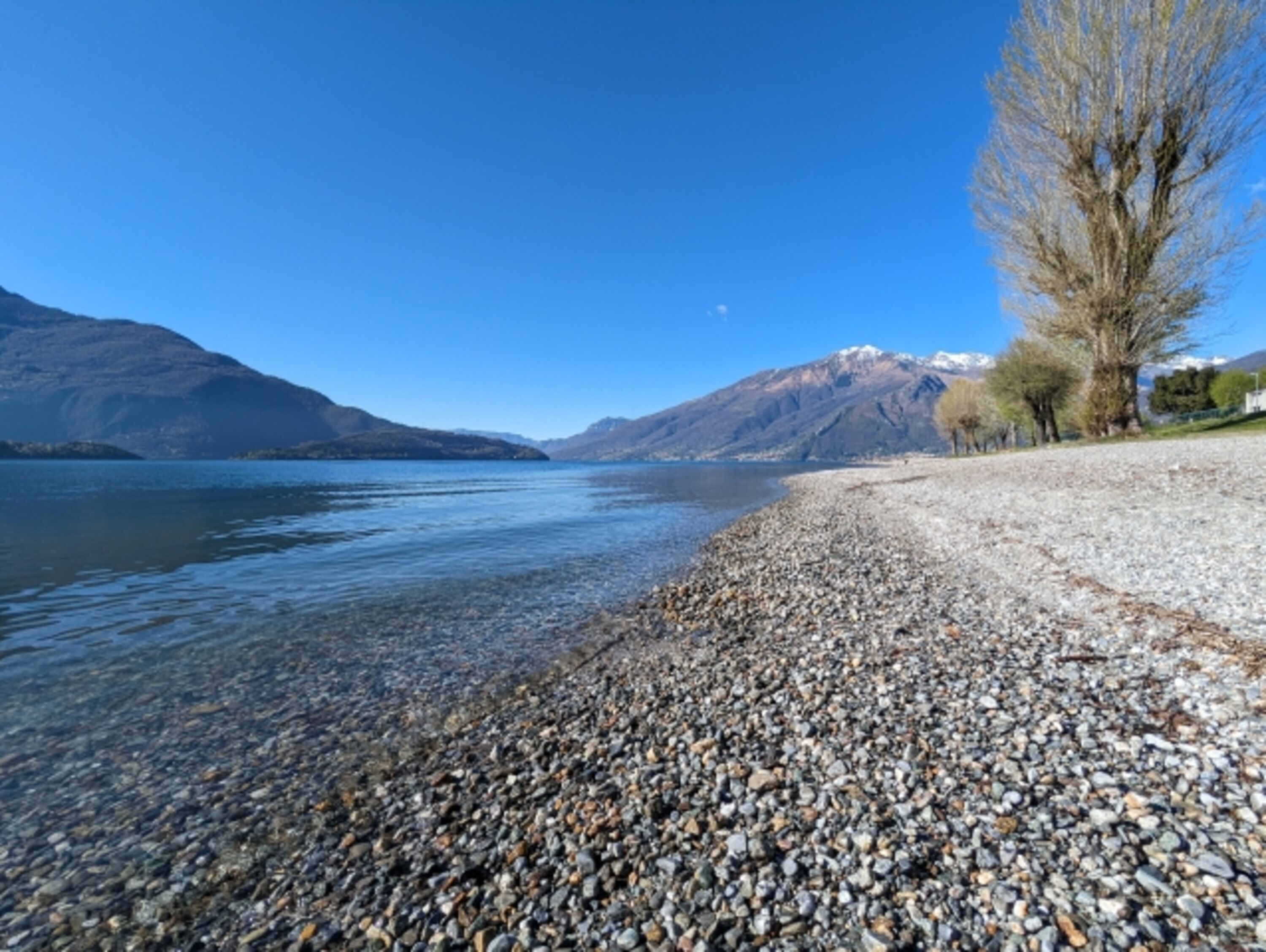 Spaziergang entlang am Comer See