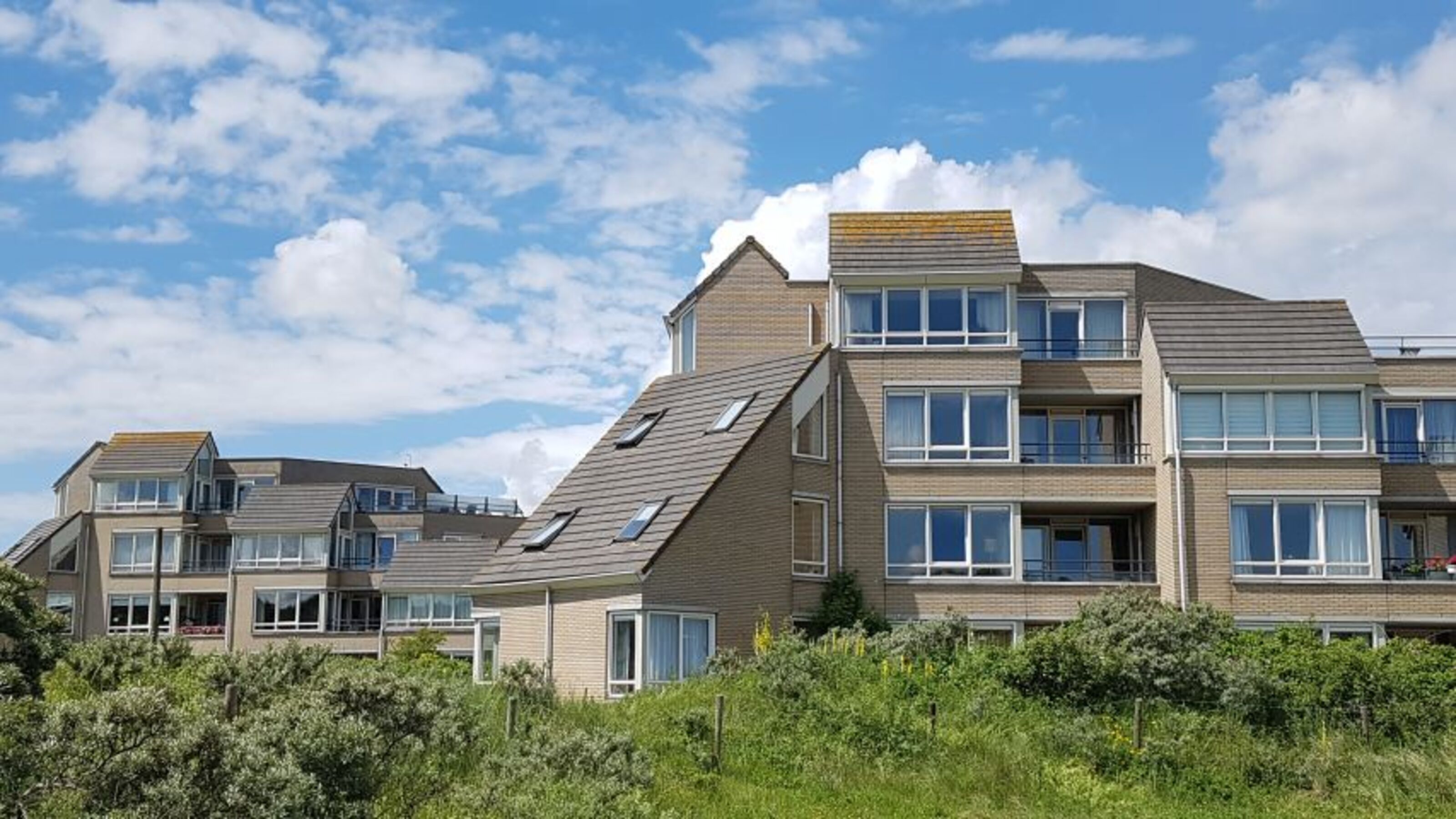 Ein Blick auf die Apartmentanlage